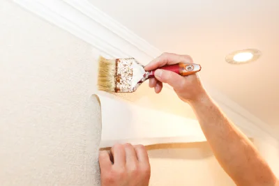 Pose de papier peint à Potigny — revêtements muraux et toiles de verre
